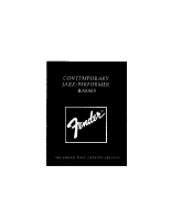Fender Contemporary-Jazz-and-Performer-Basses-Japan-1985 - Owners Manual 